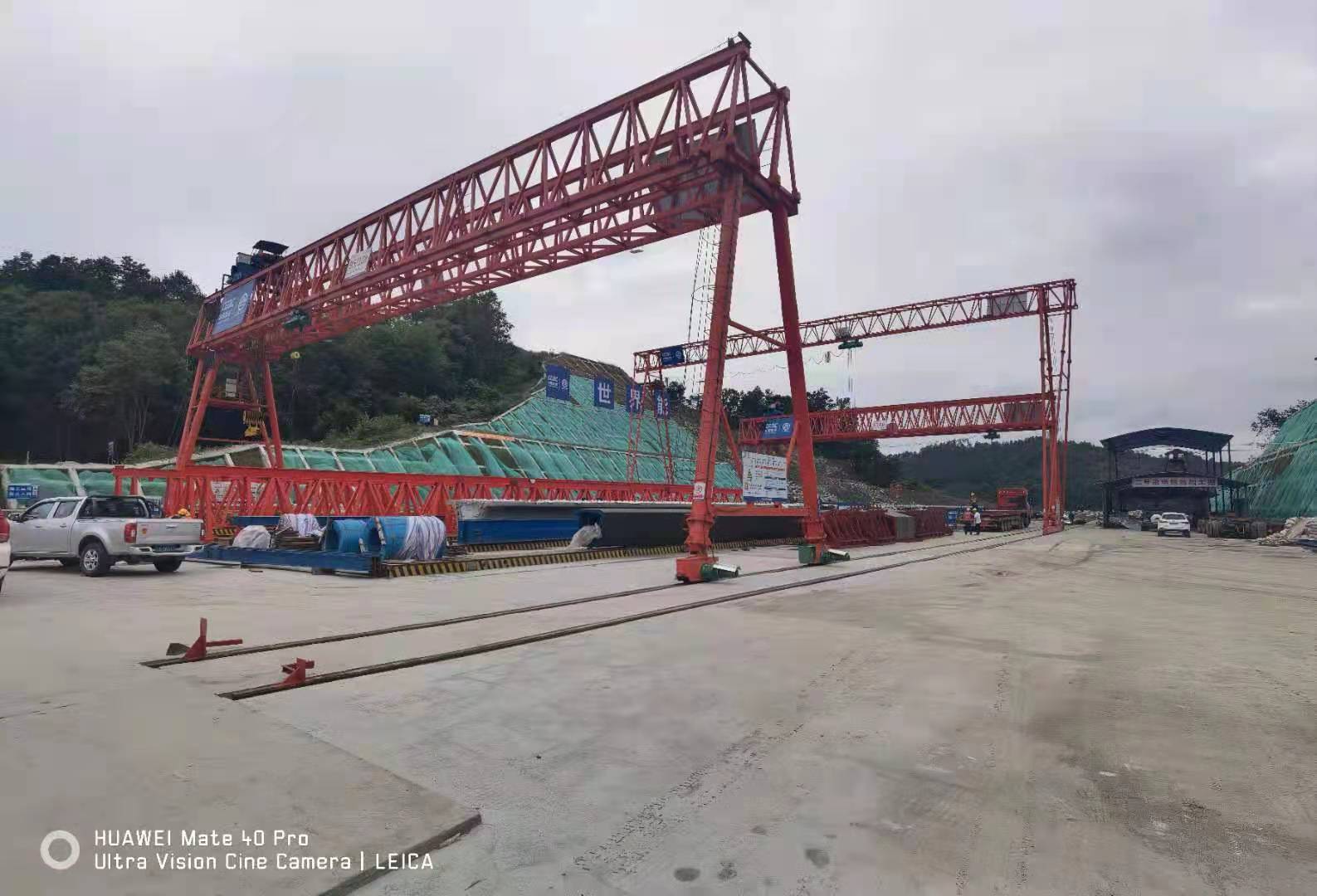 中國能建陜西項目MG95/10t-33m-10m、MH10t-38m-15m龍門吊